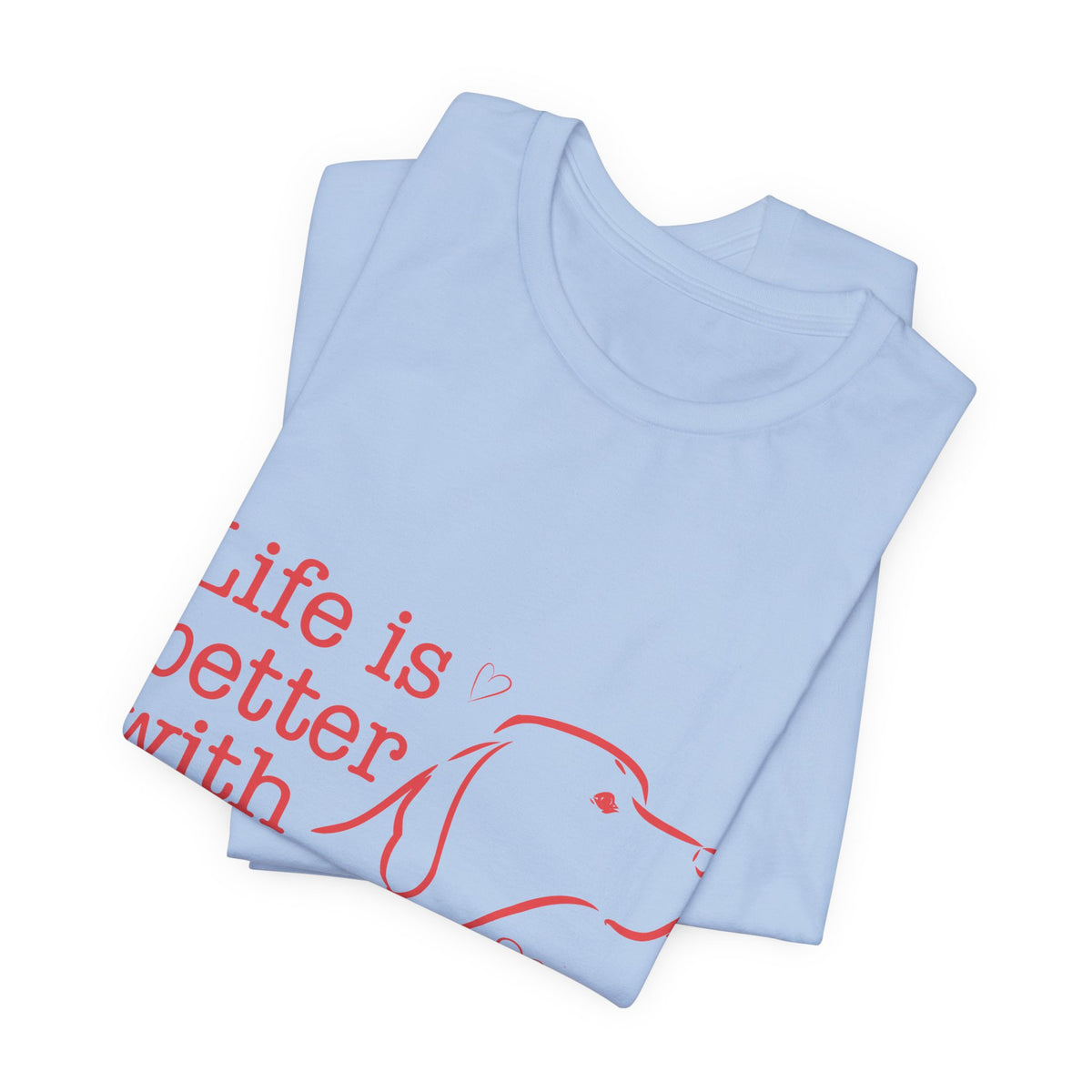 Life Is Better With Yoga & Dogs T‑Shirt I Dog Lovers Shirt I Meditation Gift I Cute Yoga Tee