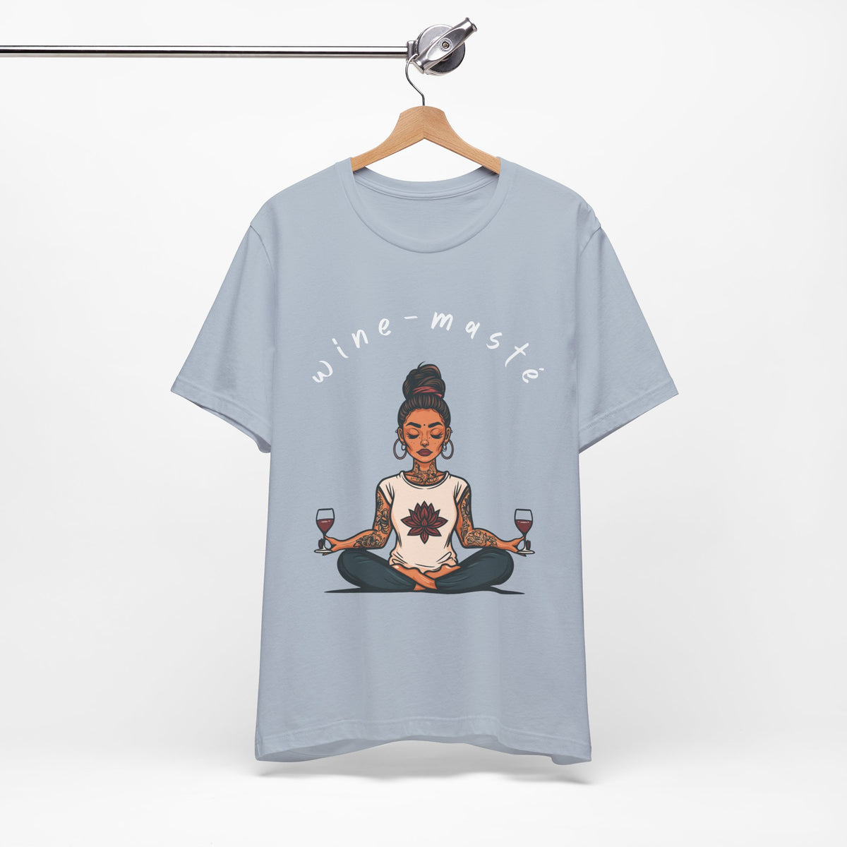 Wine & Yoga T-Shirt — Wine Lover Shirt I Funny Meditation Tee I Gift For Yogini I Zen Shirt
