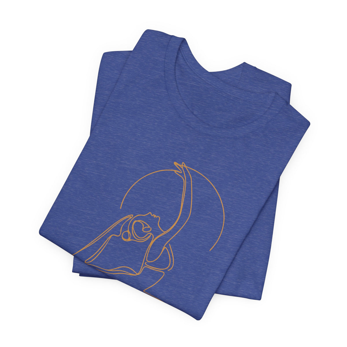Yoga T-Shirt - "Never Underestimate A Woman with A Yoga Mat" Comfort Tee I Funny Yoga Shirt I Meditation Gift For Yogini