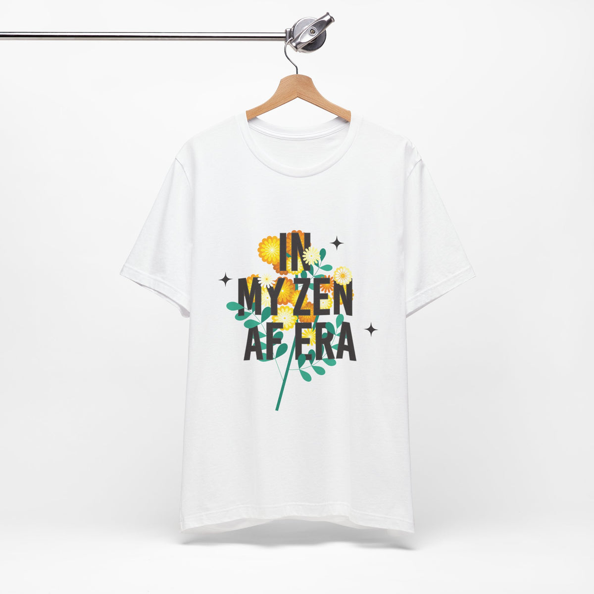In My Zen AF Era T-Shirt - Floral Yoga Shirt I Funny Yoga Shirt I Flower Yoga Shirt I Meditation Gift For Yogi
