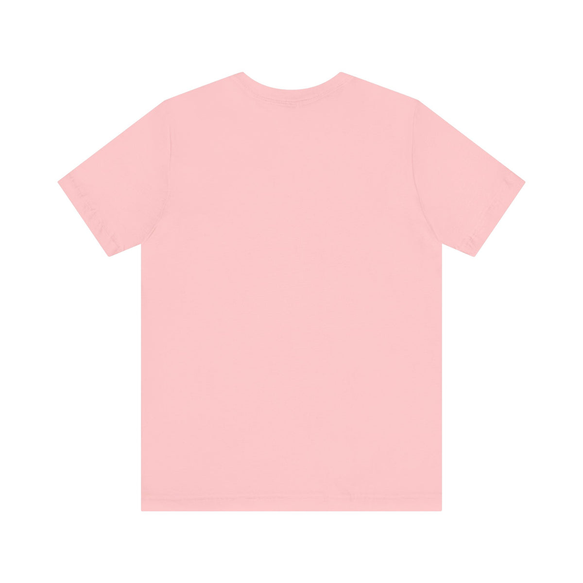 Plain pink t-shirt on a white background