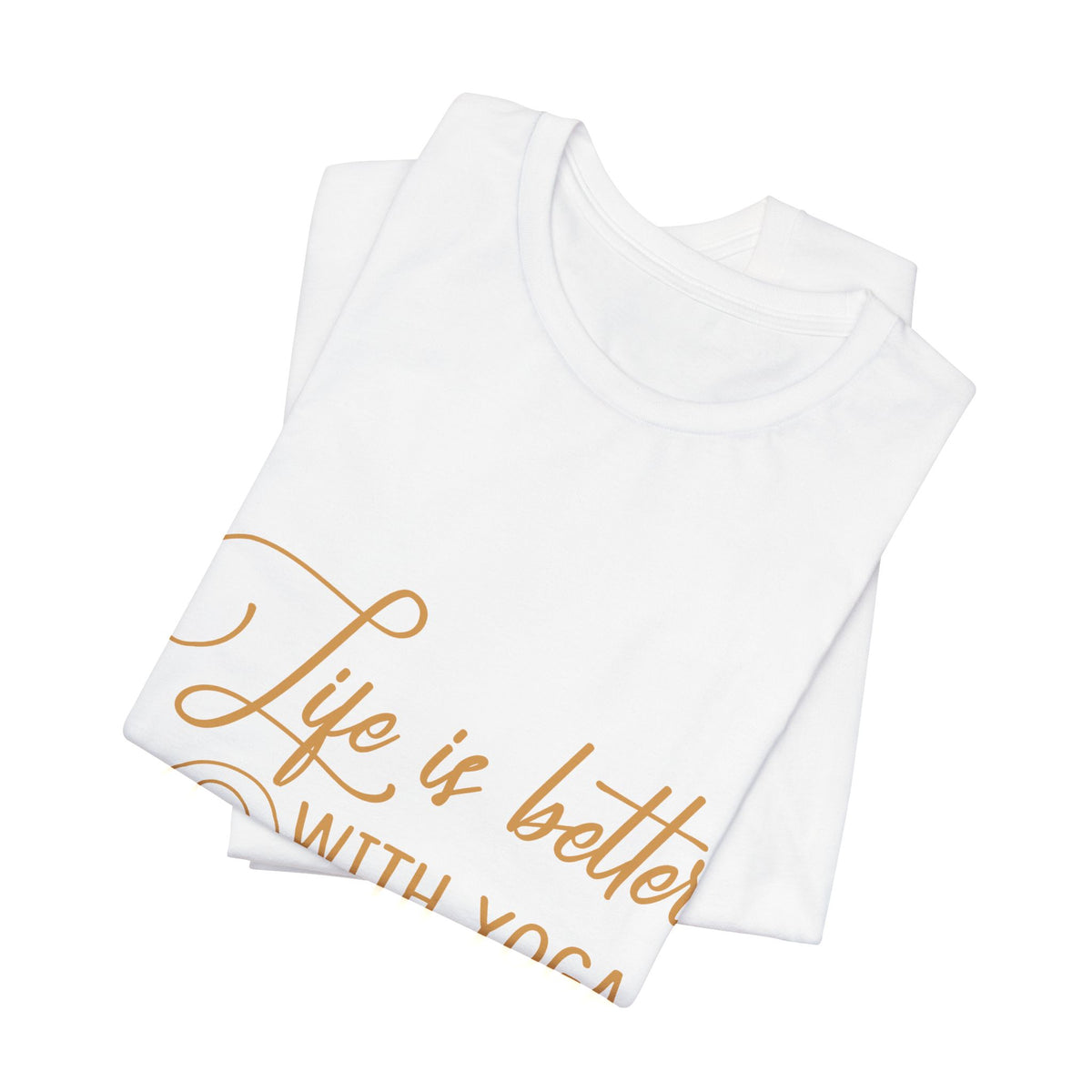 Yoga & Cats T-Shirt - "Life Is Better With Yoga & Cats" Relaxed T-Shirt I Meditation Gift I Cute Yoga Shirt