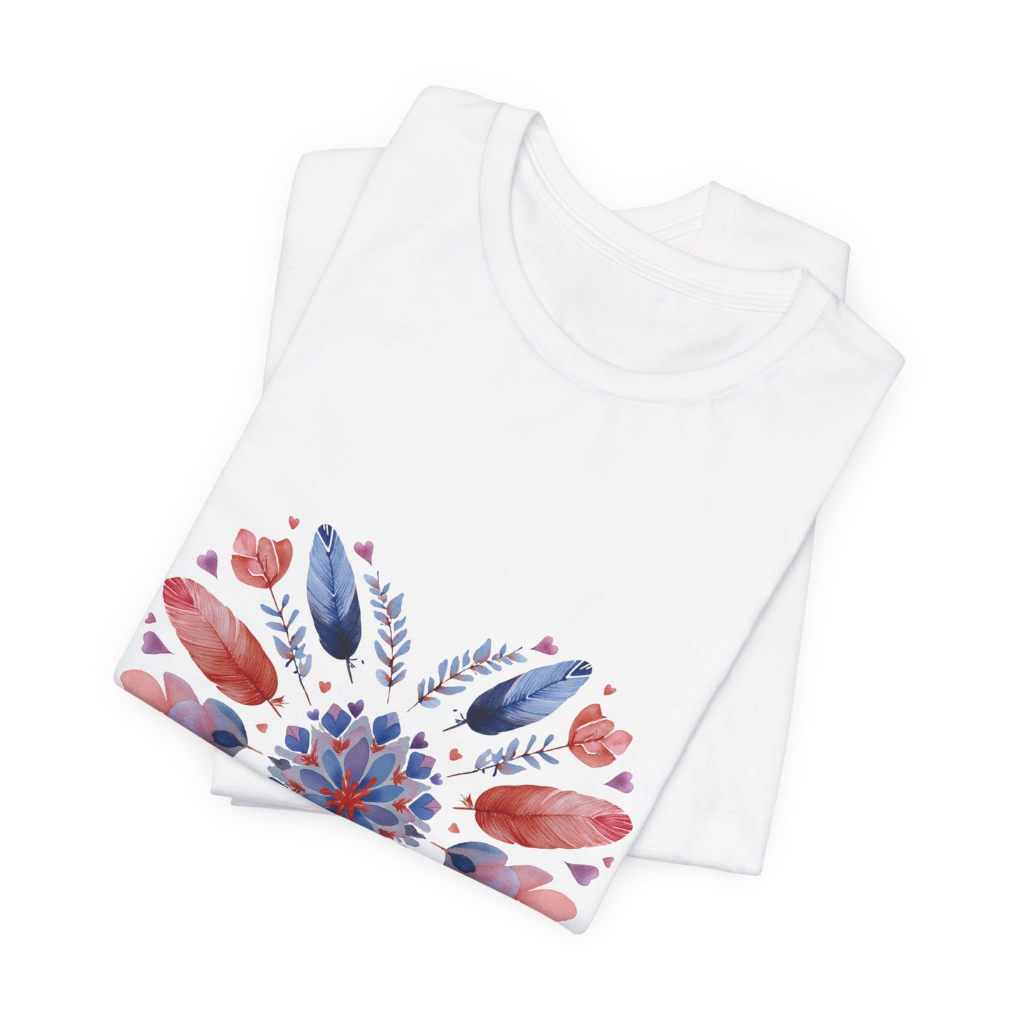 Heart Mandala Unisex Tee I Boho T-Shirt I Love Heart T-Shirt I Gift for Her I Casual Yoga Wear I Self-Care Meditation Apparel