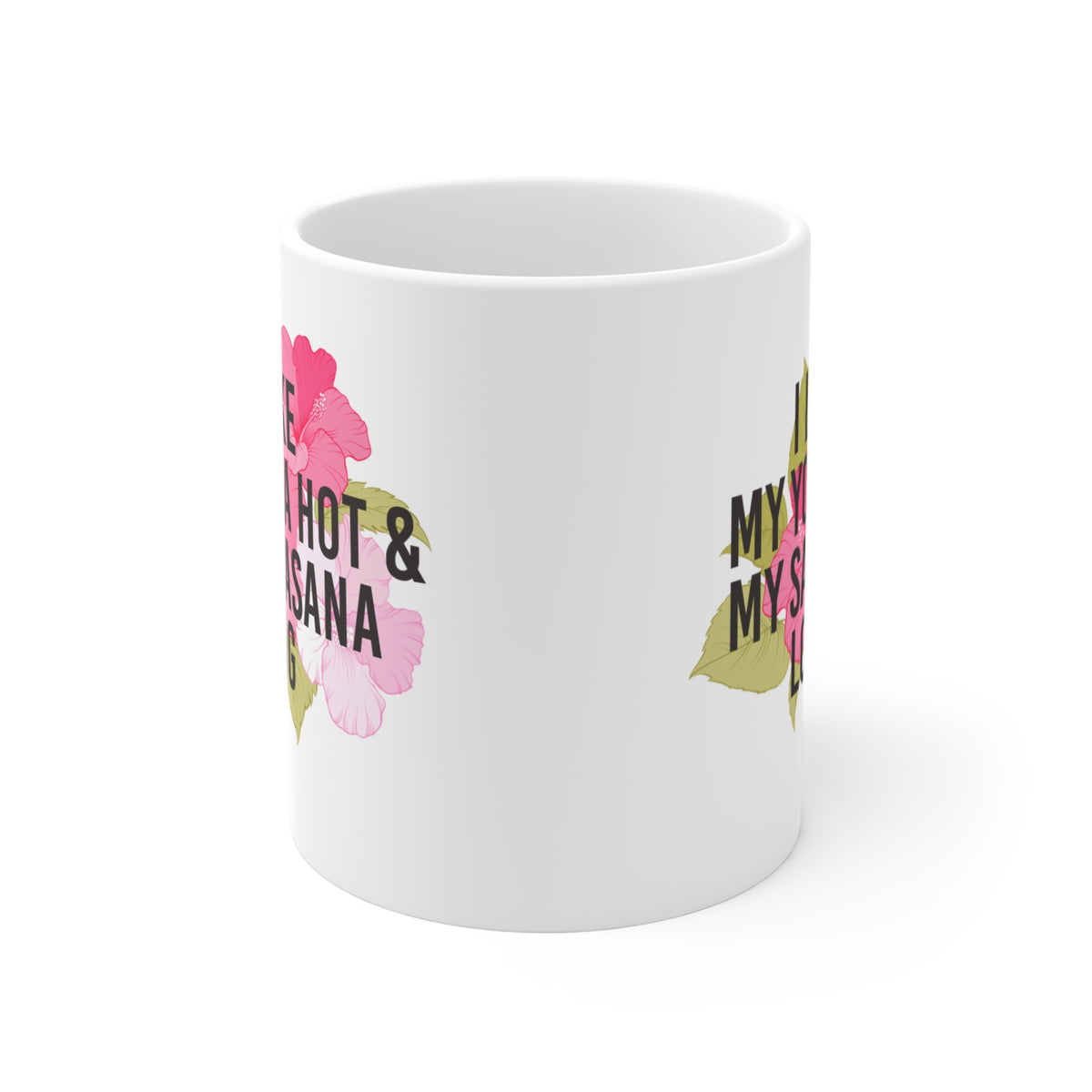 "I Like My Yoga Hot & My Savasana Long" Coffee Cup I Yoga Coffee Mug I Funny Yoga Mug I Meditation Gift