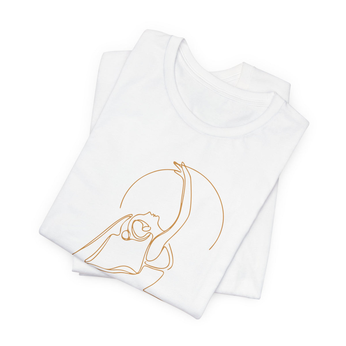 Yoga T-Shirt - "Never Underestimate A Woman with A Yoga Mat" Comfort Tee I Funny Yoga Shirt I Meditation Gift For Yogini