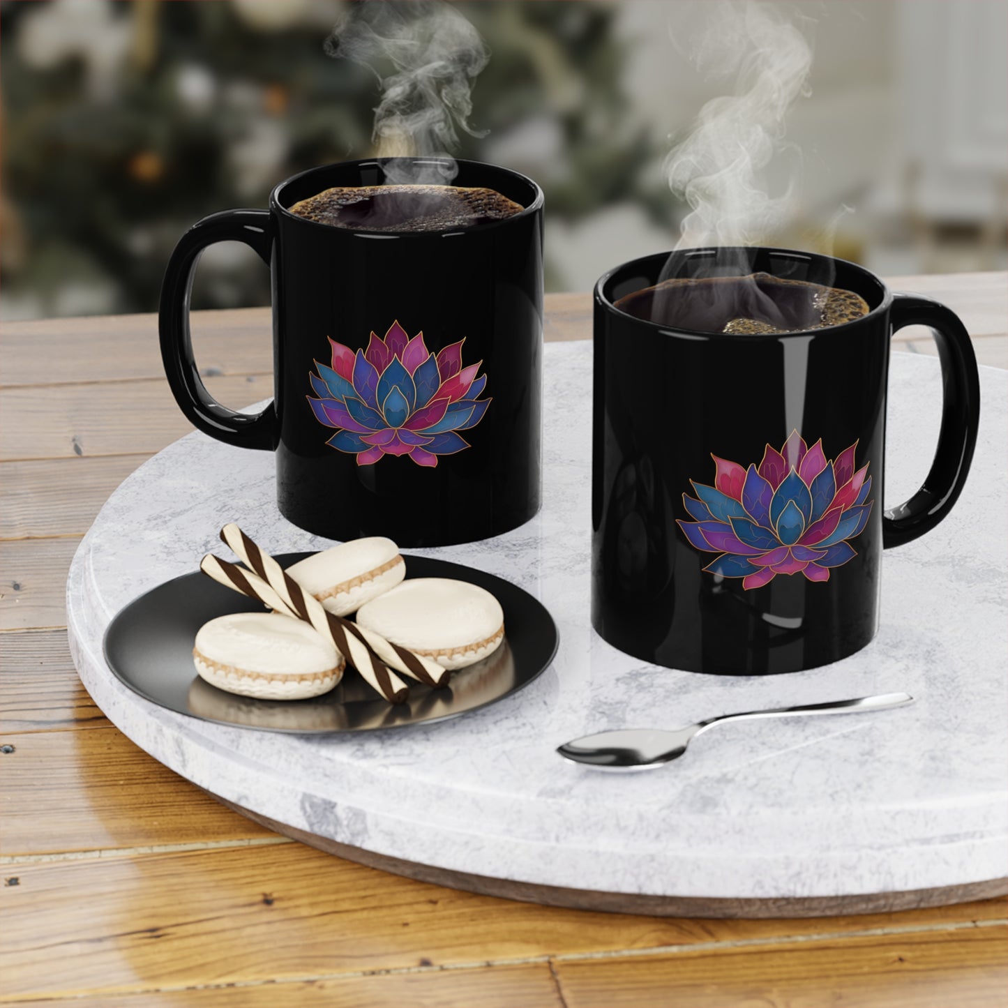 Lotus Flower Coffee Mug | Inspirational Drinks I Pink Lotus Mug I Gift for Her I Meditation Mug I Floral Coffee Cup I Self-Care Yoga
