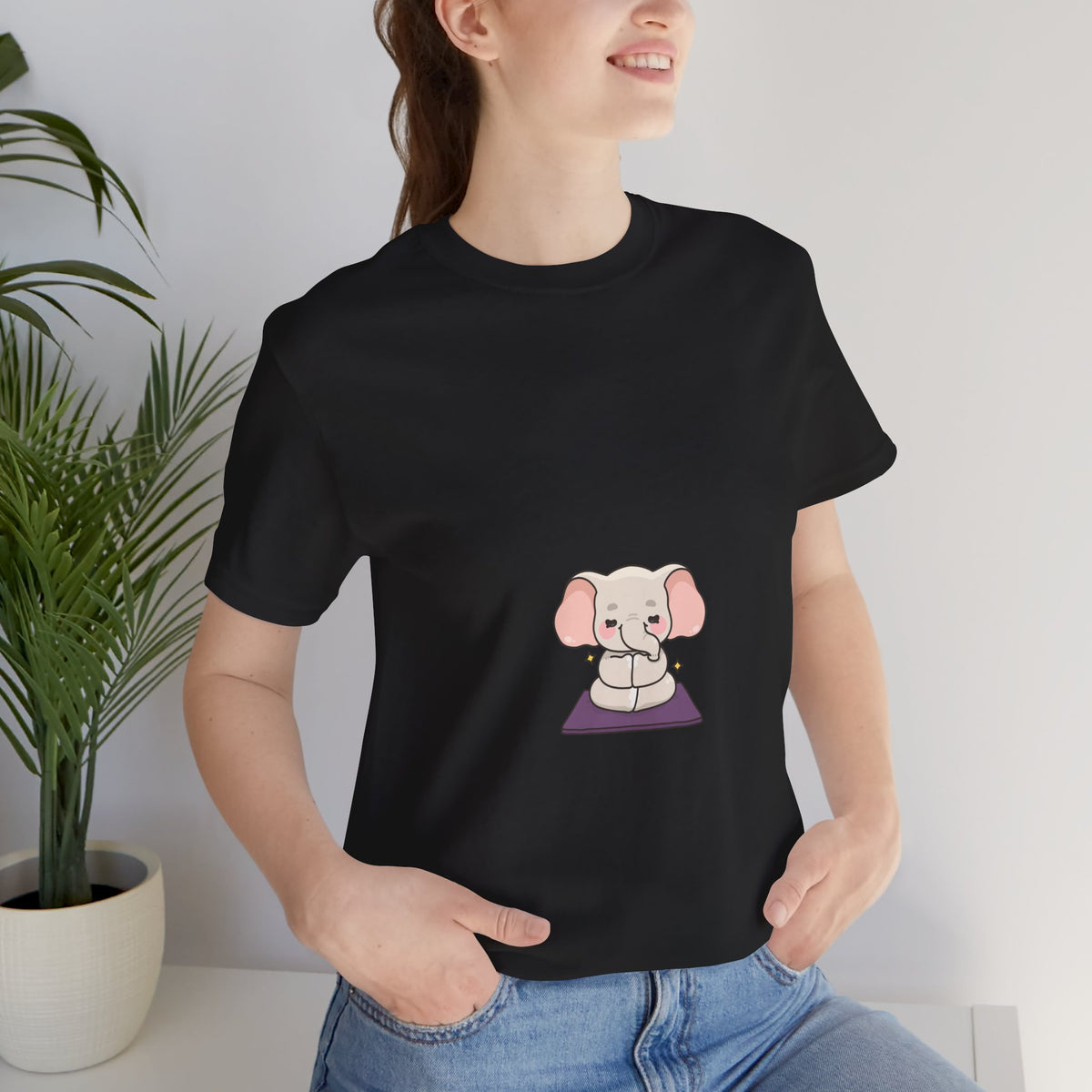 Cute Meditating Elephant T-Shirt — Meditation Shirt For Yoga I Mindfulness Tee I Gift For Yogini I Zen Shirt