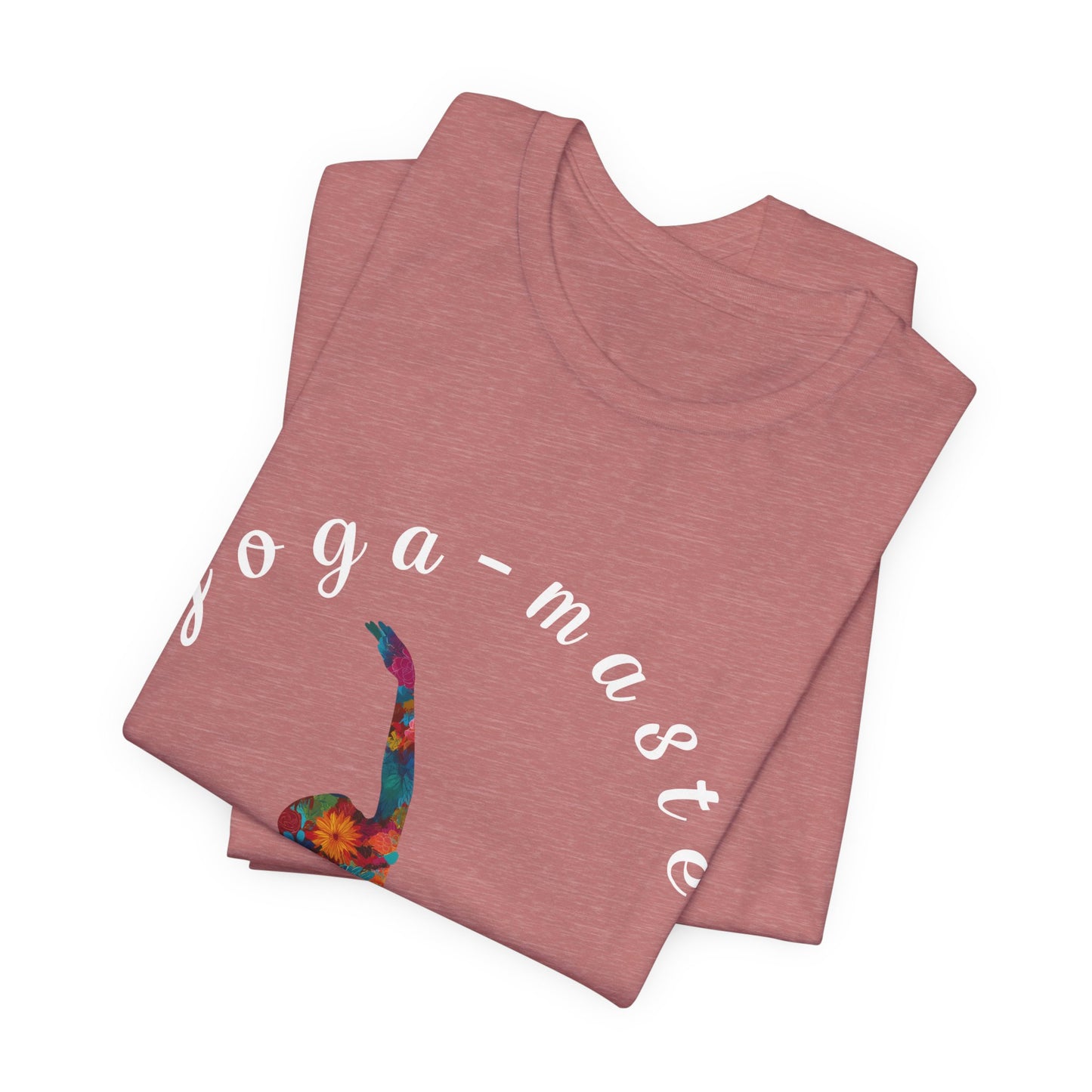 Yoga-Masté Unisex Tee I Vibrant Yoga T-Shirt I Perfect for Classes and Retreats I Gift for Yogis I Self-Care Meditation Apparel