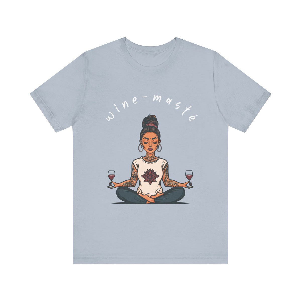 Wine & Yoga T-Shirt — Wine Lover Shirt I Funny Meditation Tee I Gift For Yogini I Zen Shirt