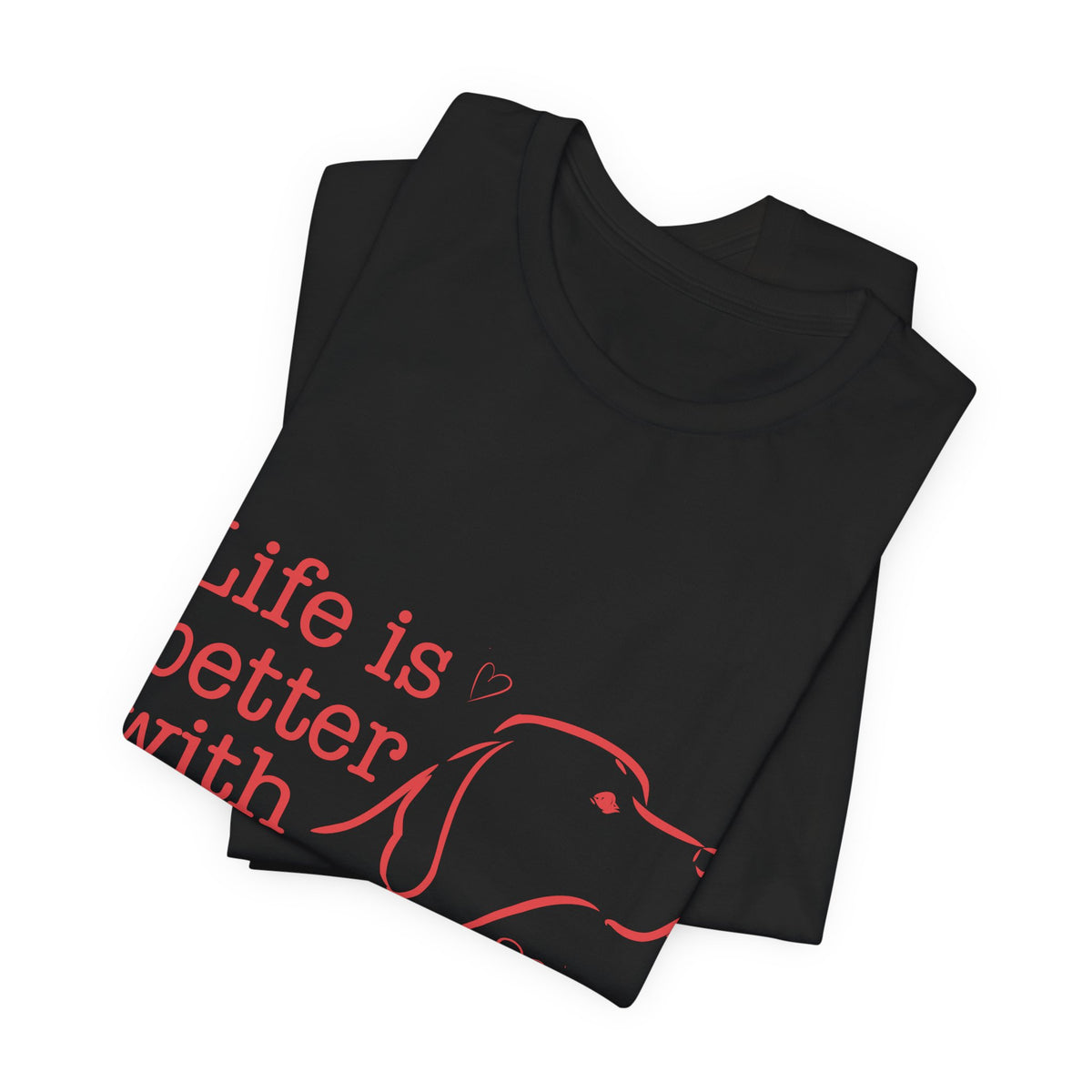 Life Is Better With Yoga & Dogs T‑Shirt I Dog Lovers Shirt I Meditation Gift I Cute Yoga Tee