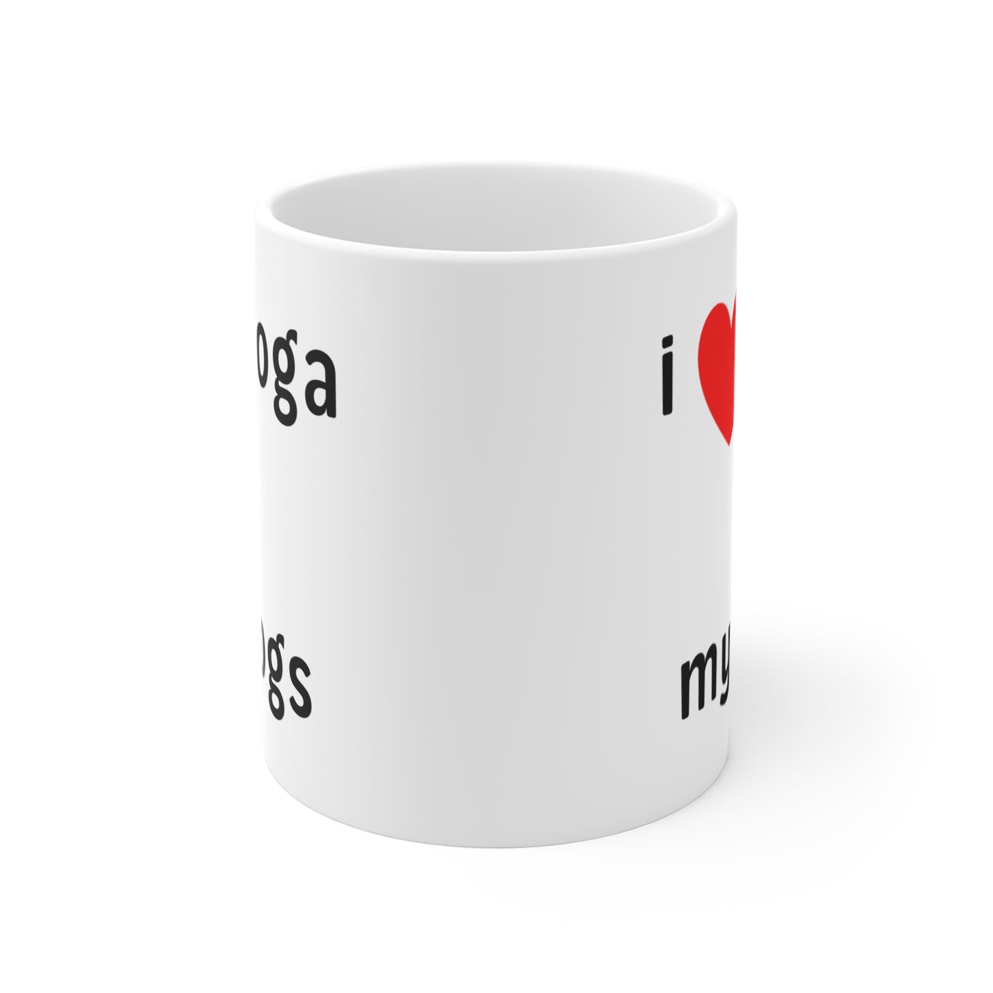 I Love Yoga & My Dogs Mug - Perfect for Dog Owners I Yoga Enthusiasts I Gift for Pet Lovers I Cozy Coffee Mug I Unique Gift Idea