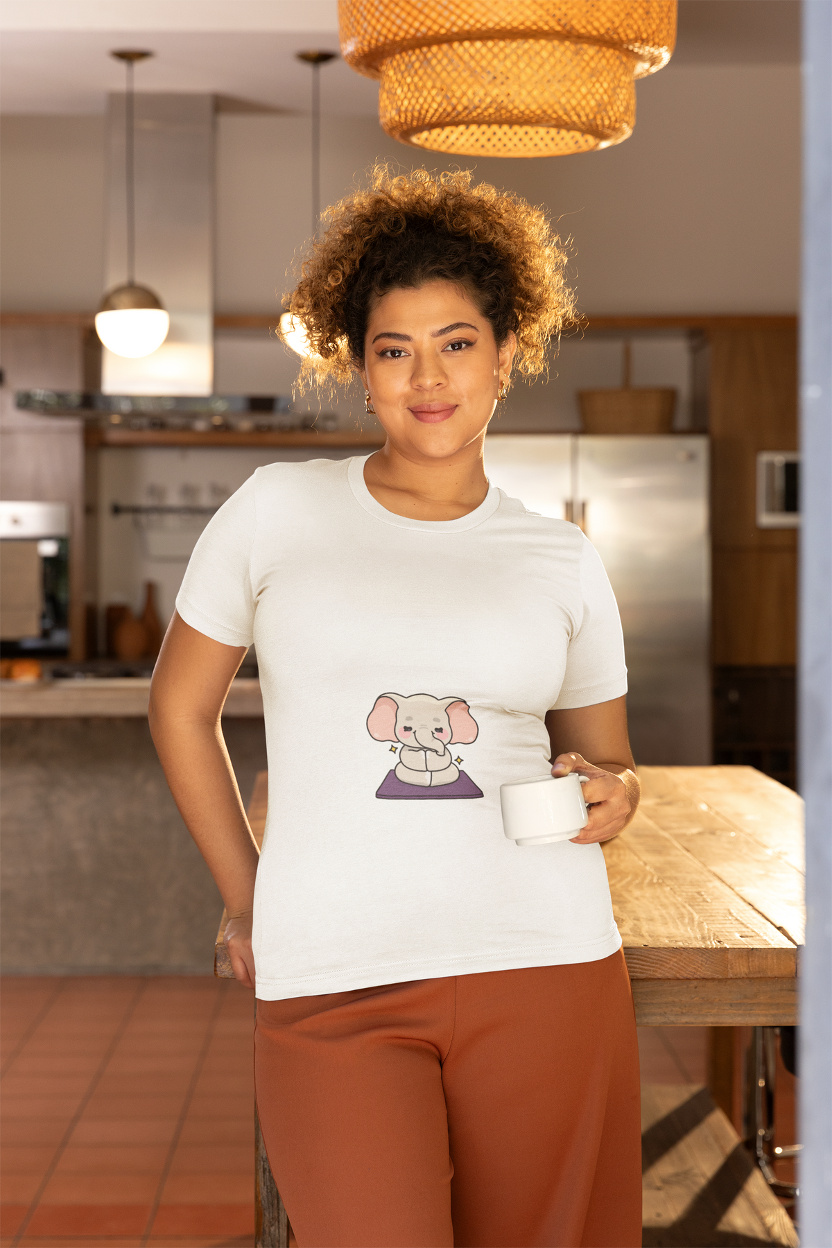 Cute Meditating Elephant T-Shirt — Meditation Shirt For Yoga I Mindfulness Tee I Gift For Yogini I Zen Shirt