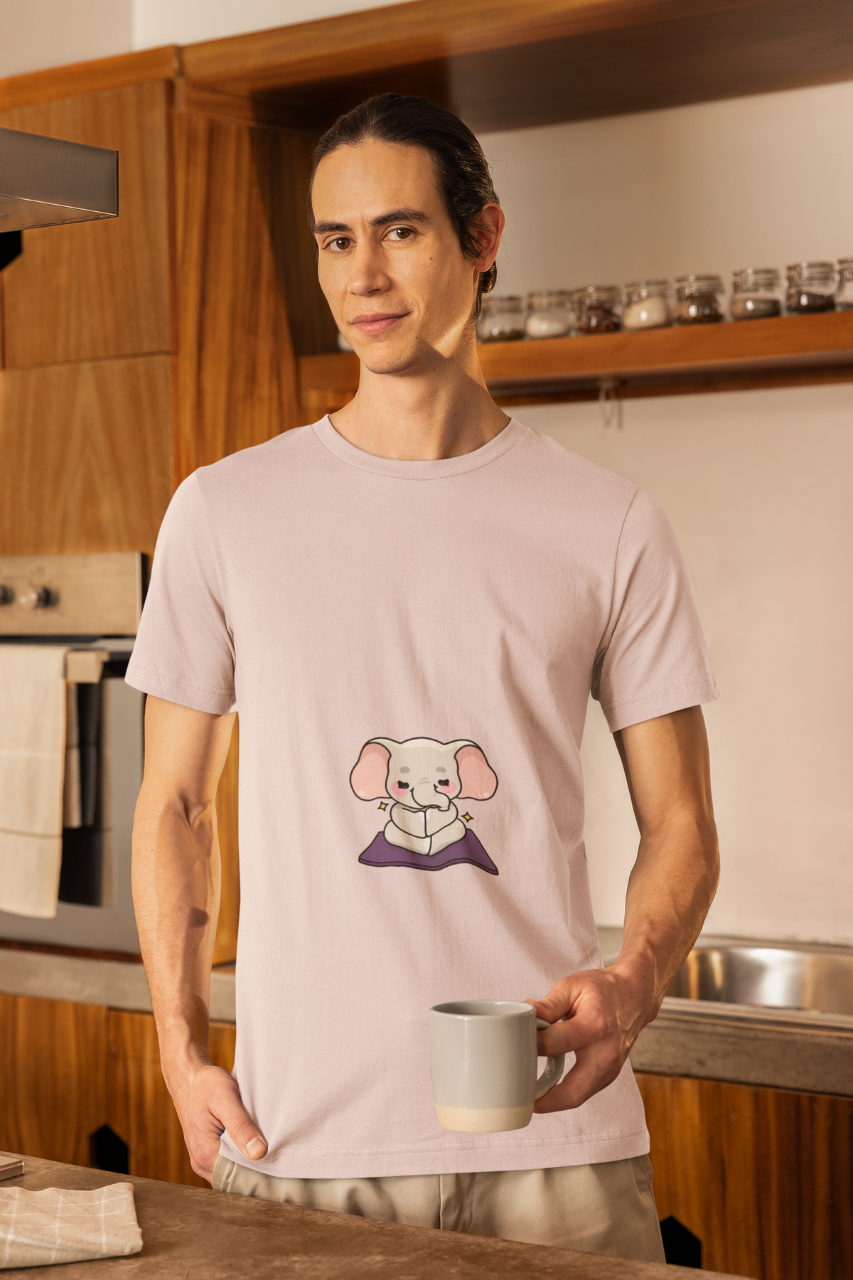 Cute Meditating Elephant T-Shirt — Meditation Shirt For Yoga I Mindfulness Tee I Gift For Yogini I Zen Shirt