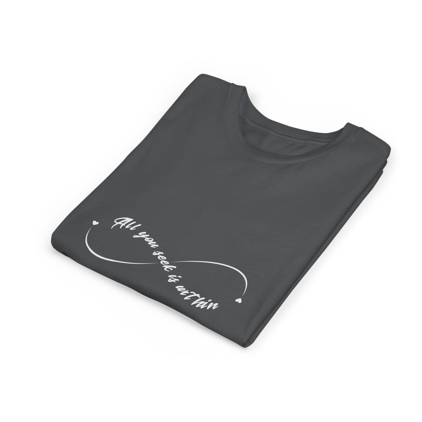 All You Seek Is Within Kids Yoga T-Shirt - Infinity Shirt For Kids I Girls, Boys Tee For Yoga I Meditation Gift For Little Yogi