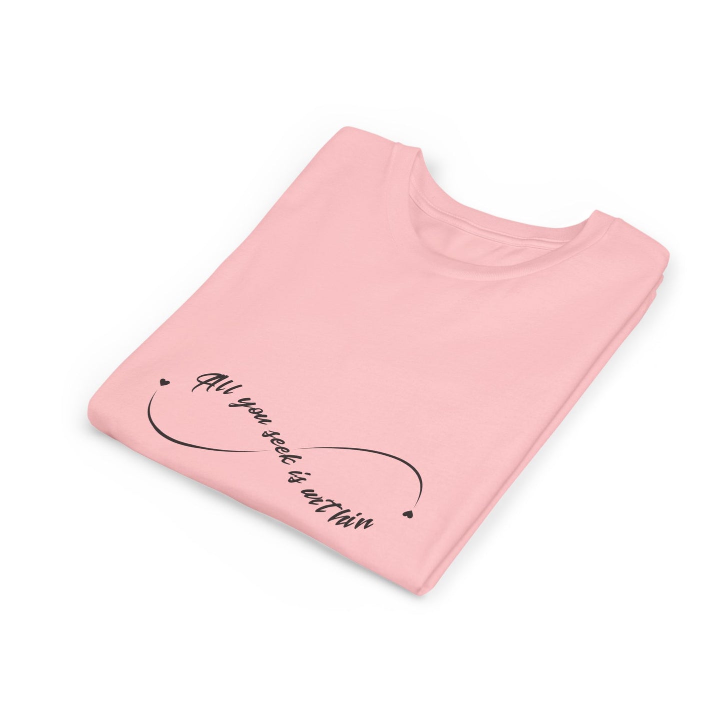 All You Seek Is Within Kids Yoga T-Shirt - Infinity Shirt For Kids I Girls, Boys Tee For Yoga I Meditation Gift For Little Yogi