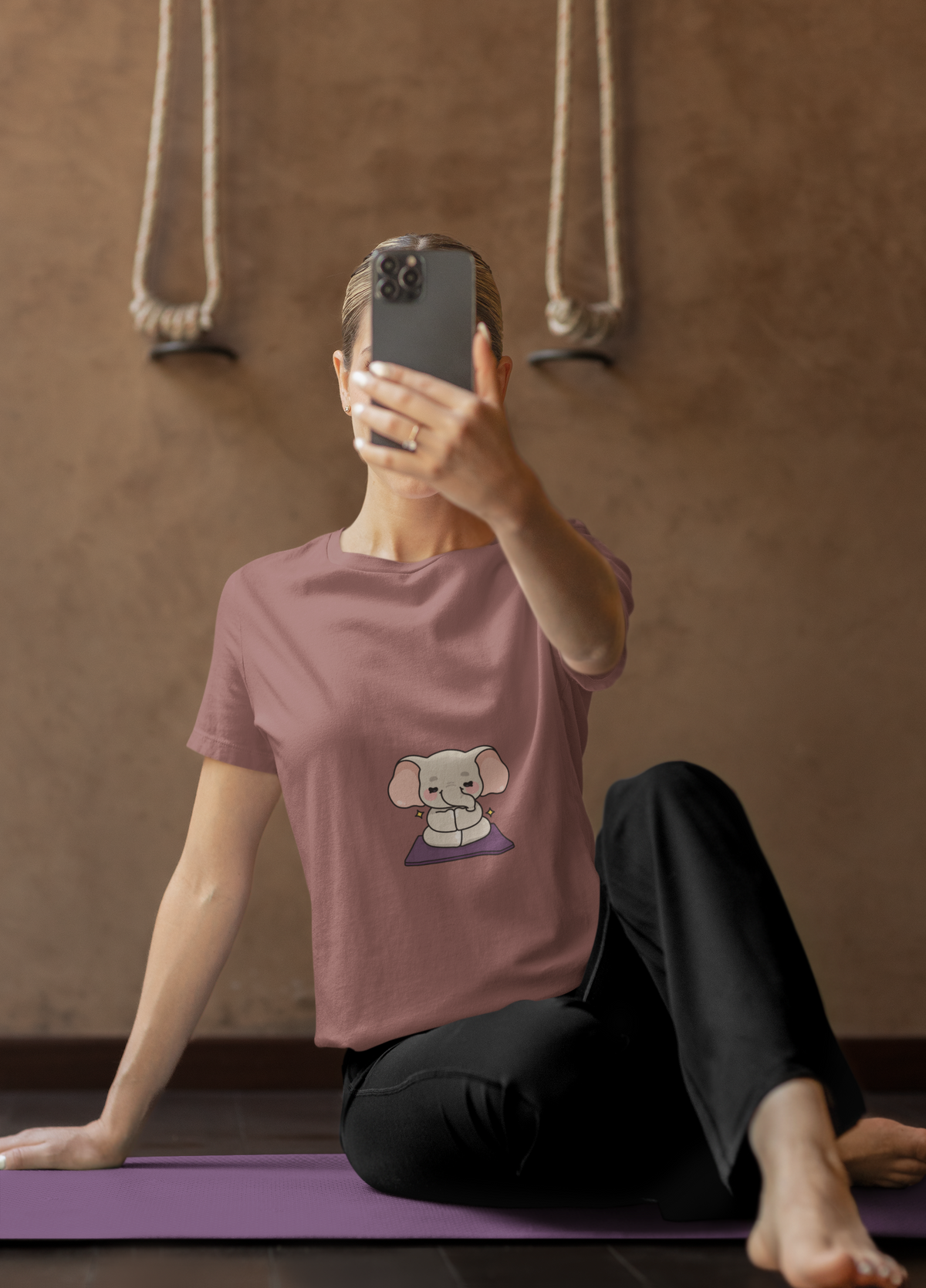 Cute Meditating Elephant T-Shirt — Meditation Shirt For Yoga I Mindfulness Tee I Gift For Yogini I Zen Shirt