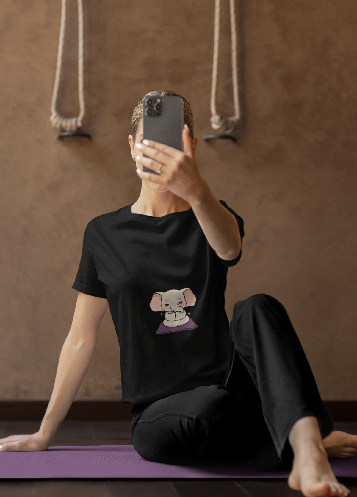 Cute Meditating Elephant T-Shirt — Meditation Shirt For Yoga I Mindfulness Tee I Gift For Yogini I Zen Shirt