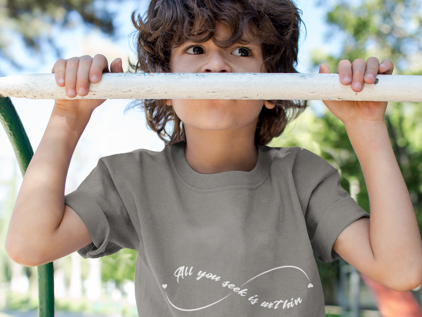 All You Seek Is Within Kids Yoga T-Shirt - Infinity Shirt For Kids I Girls, Boys Tee For Yoga I Meditation Gift For Little Yogi