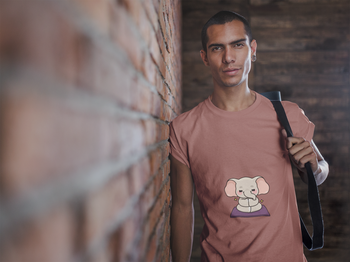 Cute Meditating Elephant T-Shirt — Meditation Shirt For Yoga I Mindfulness Tee I Gift For Yogini I Zen Shirt