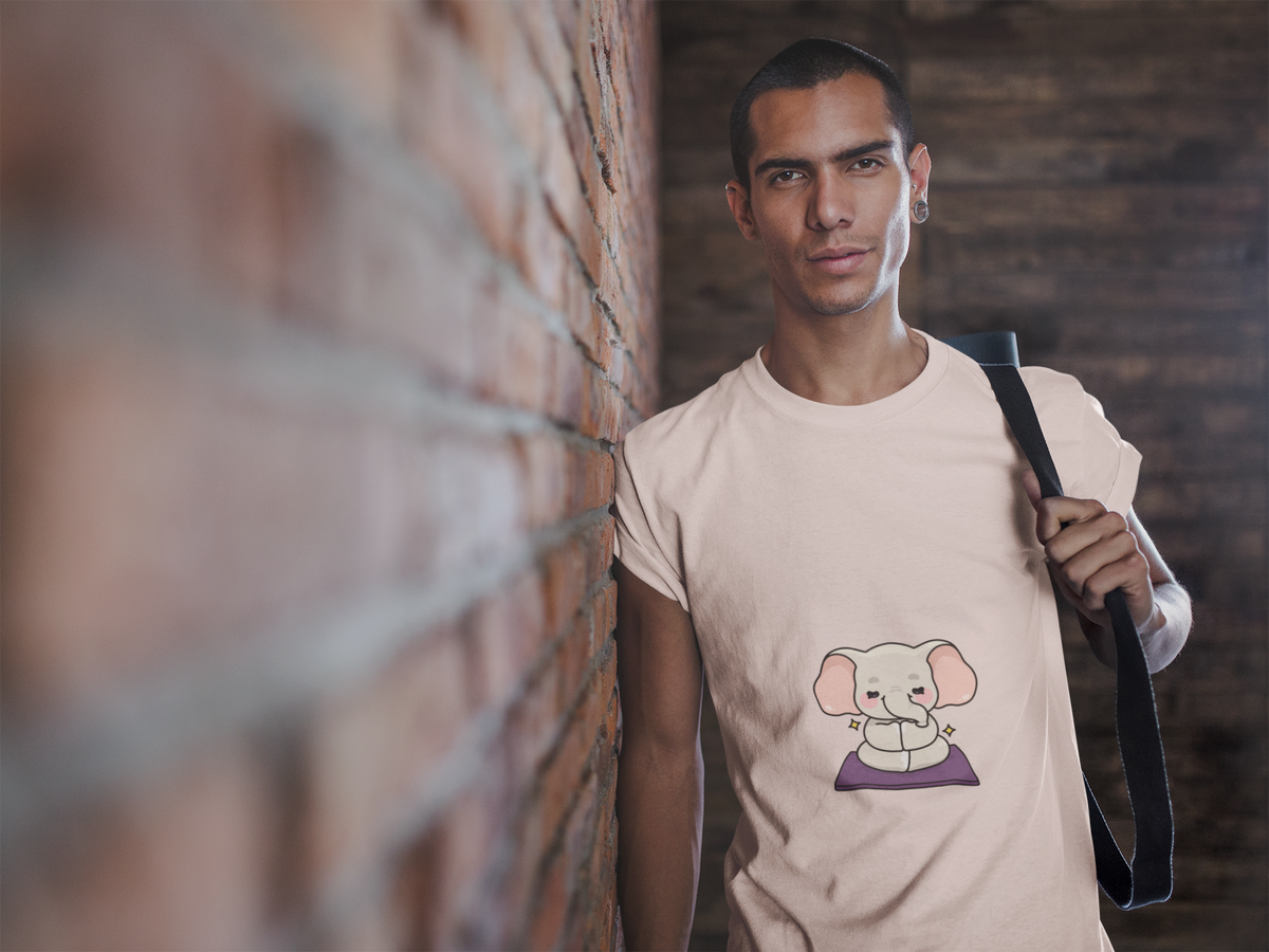 Cute Meditating Elephant T-Shirt — Meditation Shirt For Yoga I Mindfulness Tee I Gift For Yogini I Zen Shirt