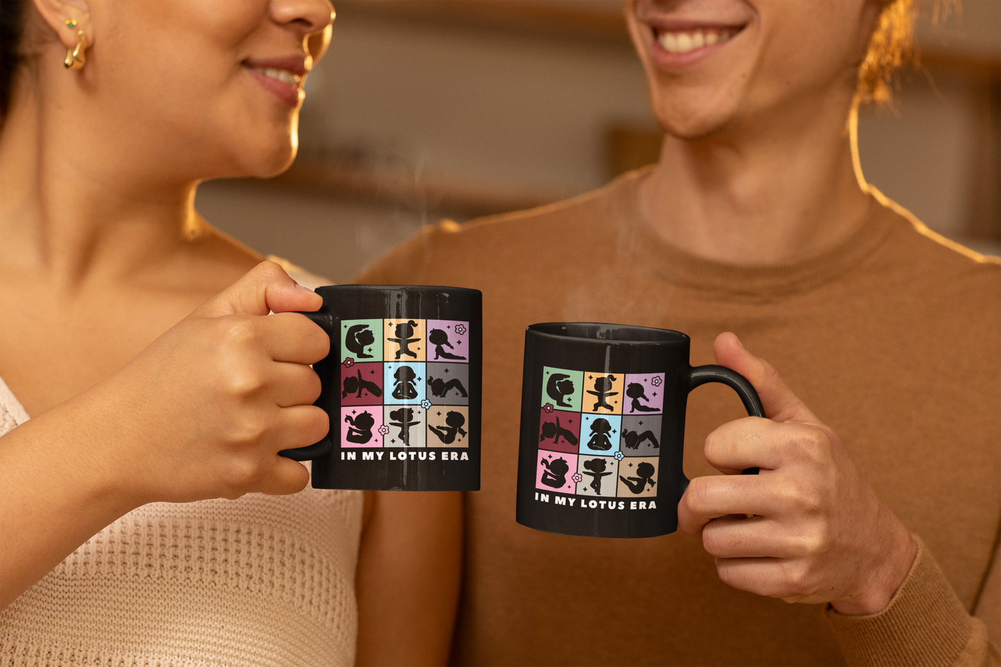 In My Lotus Era - Black Coffee Mug I Inspirational Mug I Yoga Mug I Gift for Yogis I Self-Care Decor I Coffee & Meditation Lover Gift