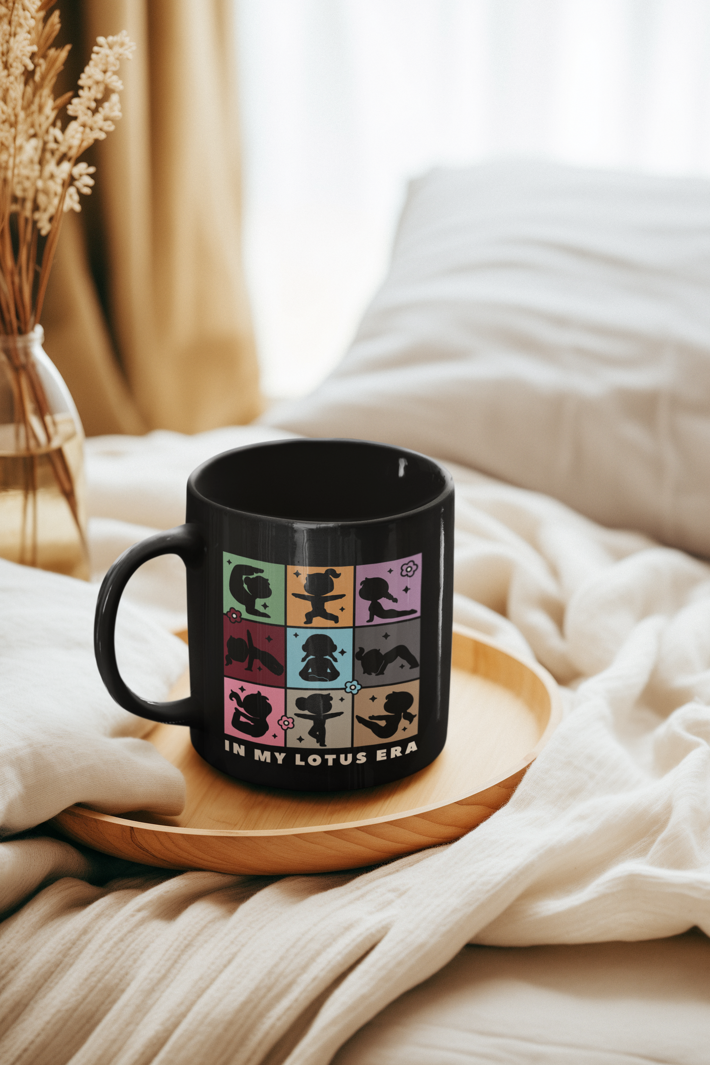 In My Lotus Era - Black Coffee Mug I Inspirational Mug I Yoga Mug I Gift for Yogis I Self-Care Decor I Coffee & Meditation Lover Gift