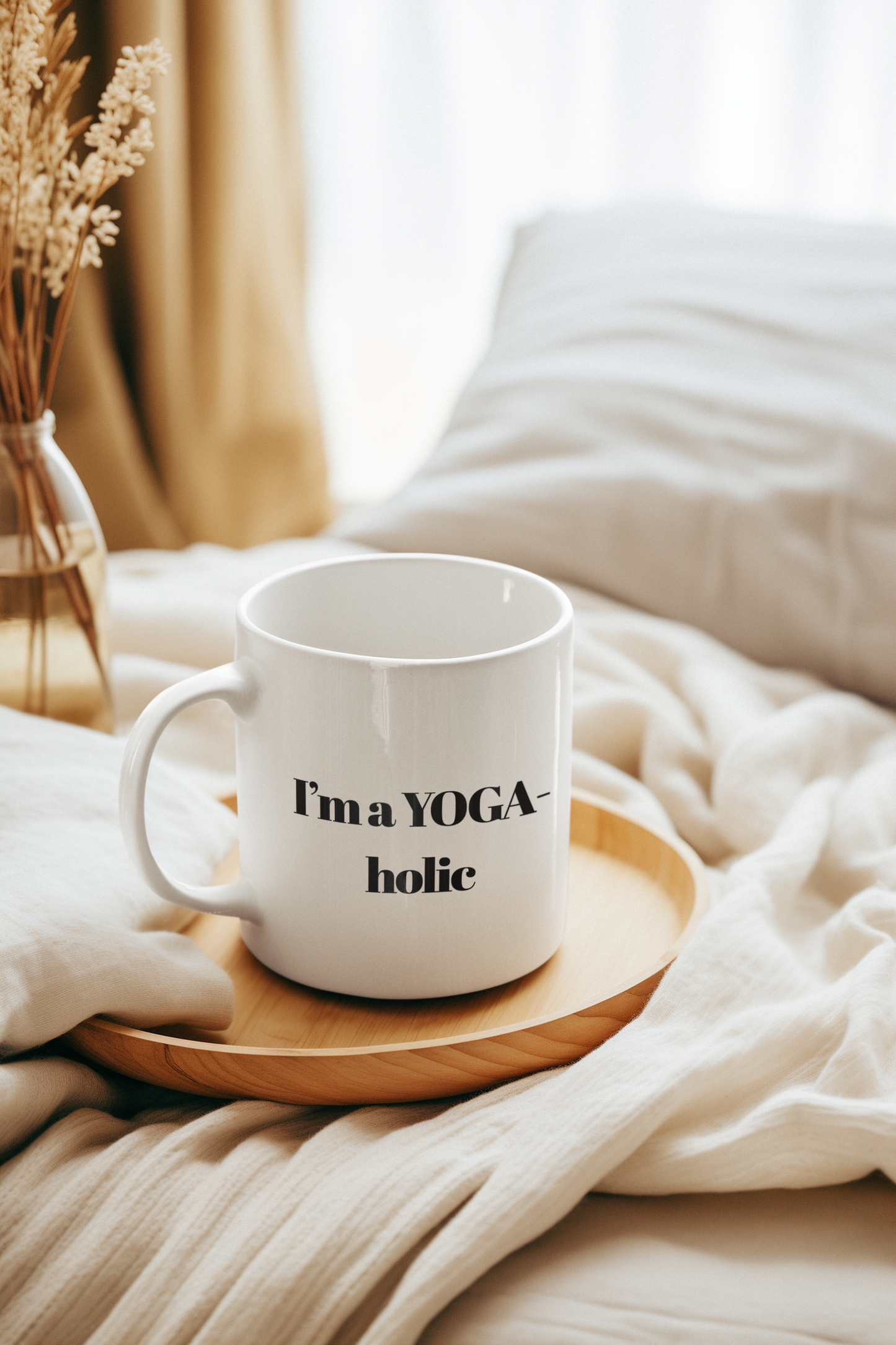 I'm a YOGA-holic - Yoga Lover's Mug | Perfect for Yoga Gift I Coffee Lovers I Meditation Days I Inspirational Drinkware