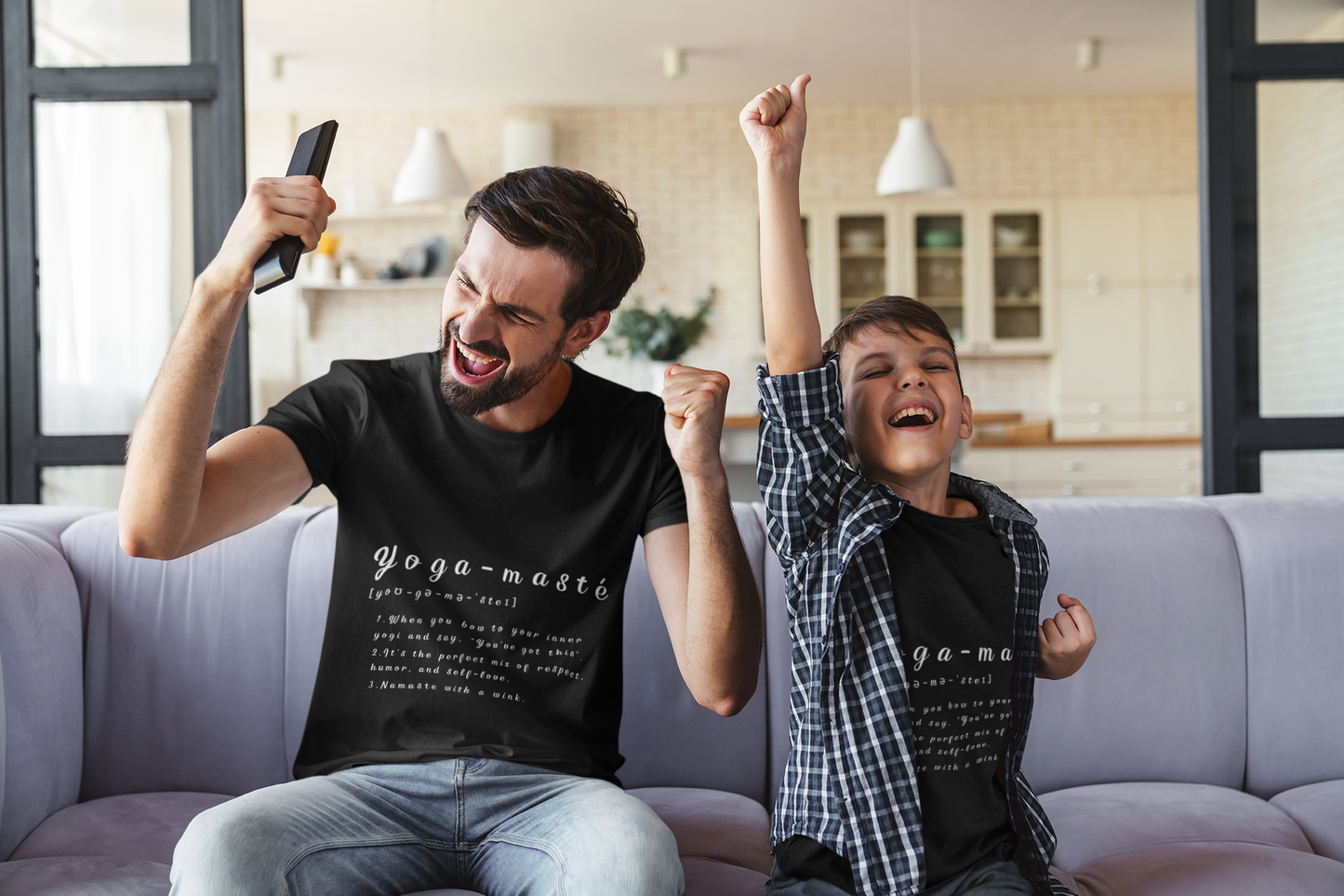 Yoga-masté - Unisex Tee | Inspiring Yoga T-Shirt I Gift for Yogis I Mindfulness & Wellness Gift I Self-Care Meditation Apparel