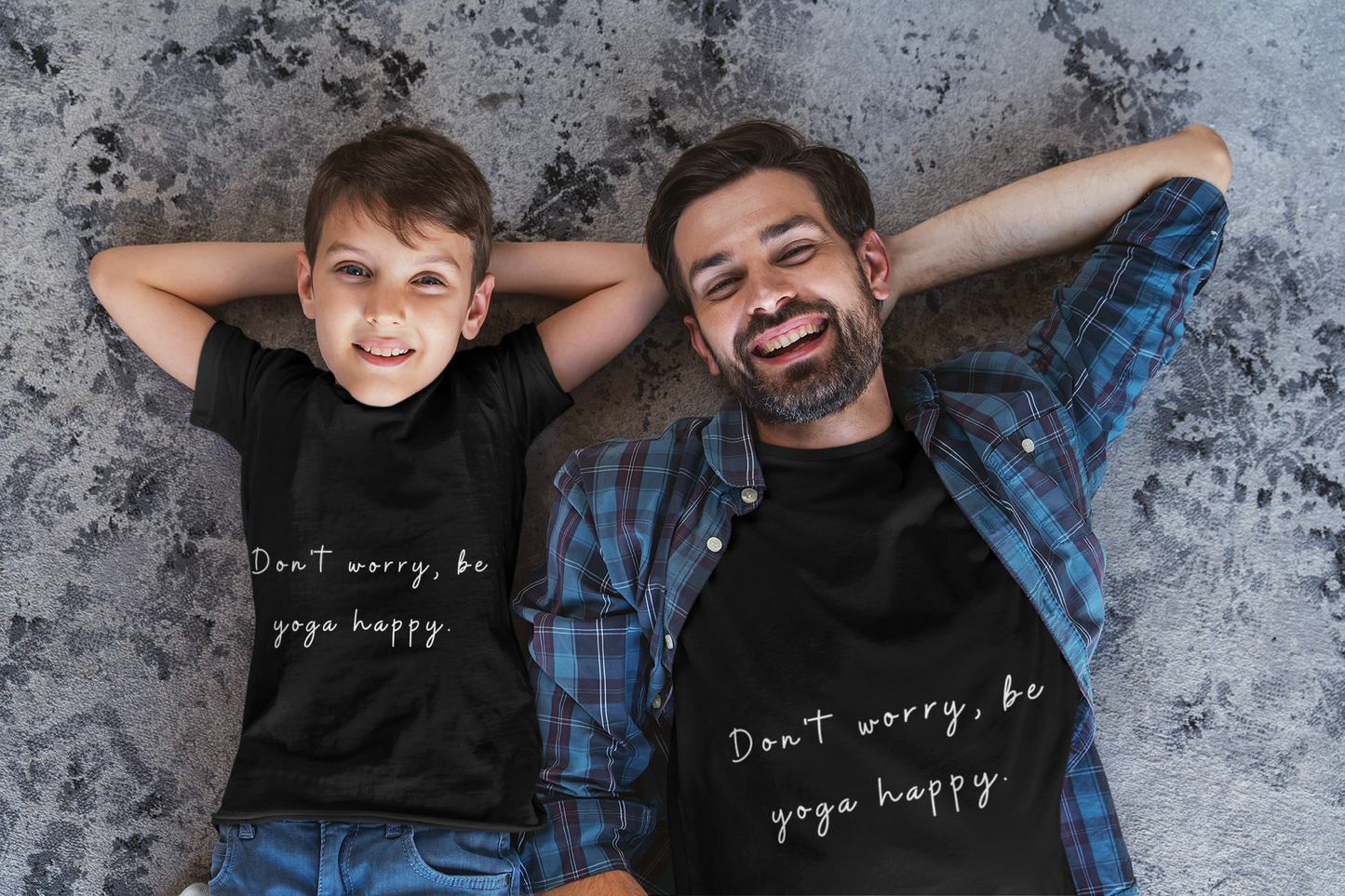 "Don't Worry Be Yoga Happy" Unisex Tee I Inspirational T-Shirt I Gift for Yogis I Motivational Tee I Relaxation & Mindfulness Clothing