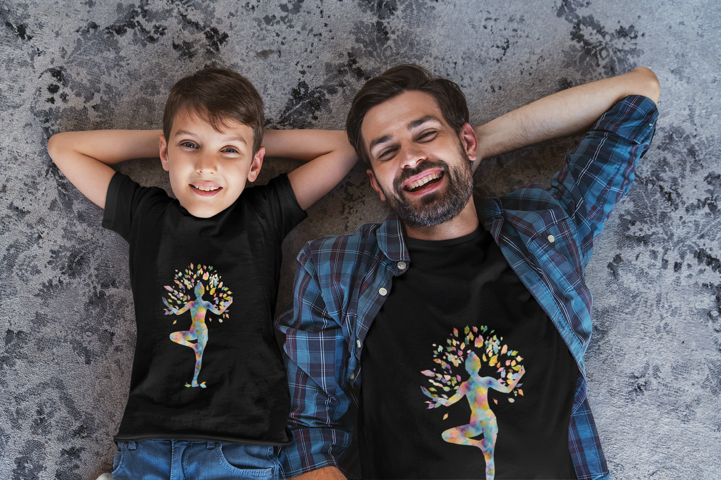 Colorful Tree Pose Mindful Yoga Tee - Unisex T-Shirt I Inspirational Yoga Art I Gift for Yogis I Relaxation & Meditation Tee