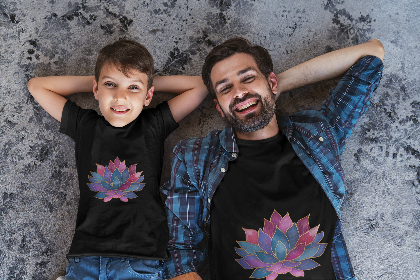 Youth Lotus Flower Yoga Tee | Bohemian Style Shirt for Kids I Summer Fashion for Young Yogis I Gift for Nature Lovers I Relaxed Fit T-Shirt