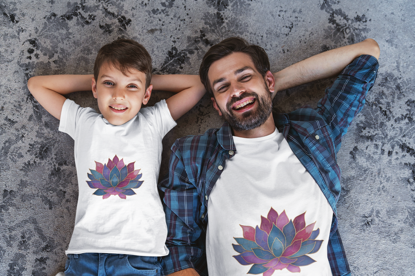 Youth Lotus Flower Yoga Tee | Bohemian Style Shirt for Kids I Summer Fashion for Young Yogis I Gift for Nature Lovers I Relaxed Fit T-Shirt