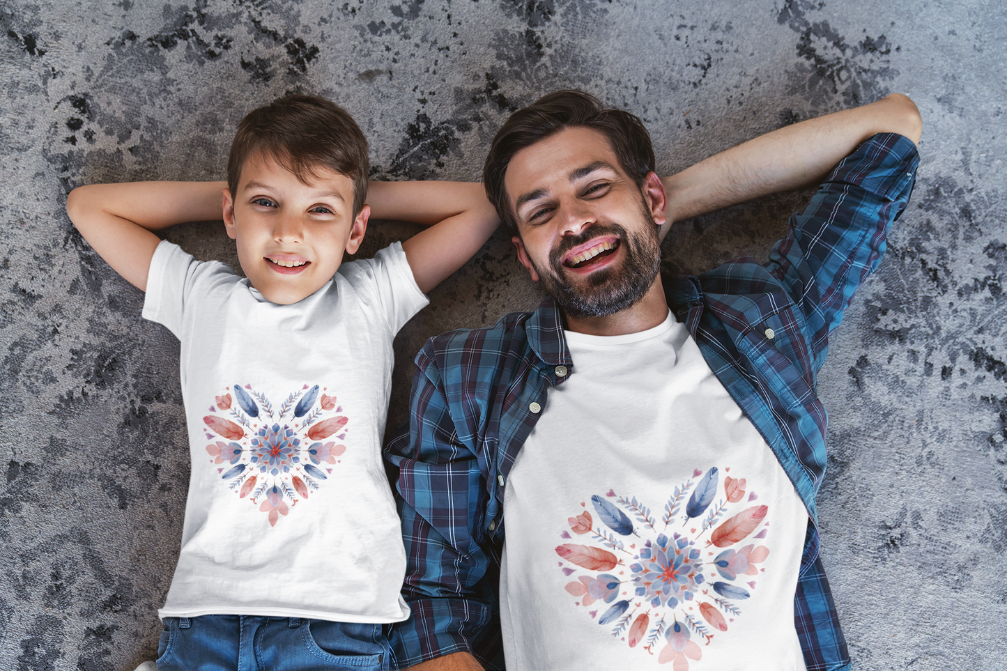 Heart Mandala Youth Tee for Yoga  - Summer T-Shirt I Kids Gift I Valentine's Day Apparel I Cute Graphic Tee I Fun Playwear