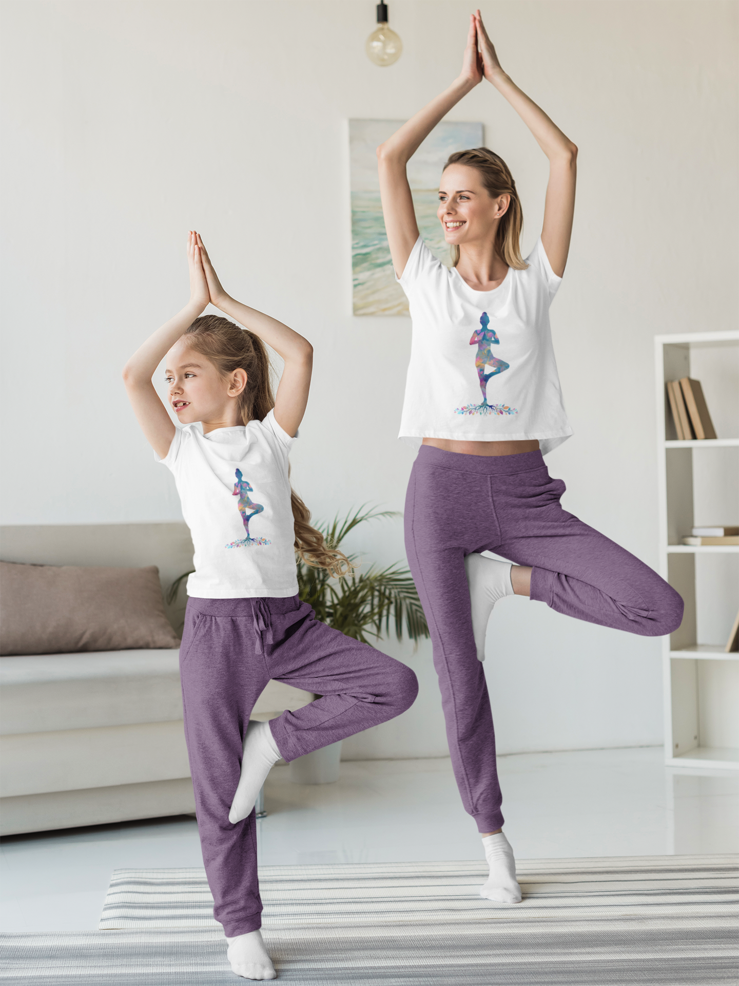 Tree Pose Youth Yoga Tee I Colorful Graphic Tee for Kids I Mindfulness T-Shirt I Perfect for Birthdays and Yoga Lovers